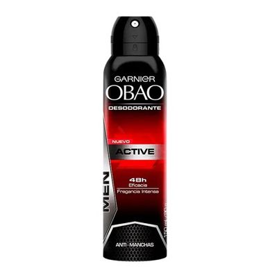 DESODORANTE ACTIVE 48 H AEROSOL HOMBRE 150 ML OBAO
