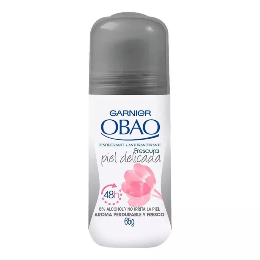 DESODORANTE FRESCURA PIEL DELICADA 48 H ROLL ON MUJER 65 G OBAO