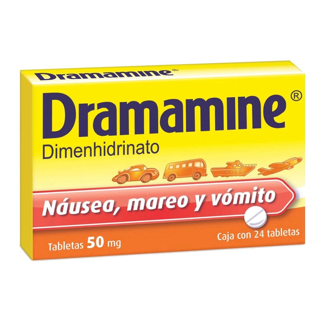 DRAMAMINE 50 MG 24 TAB