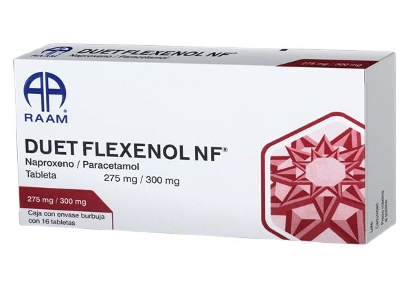 DUET FLEXENOL NF 275/300 MG 16 TAB