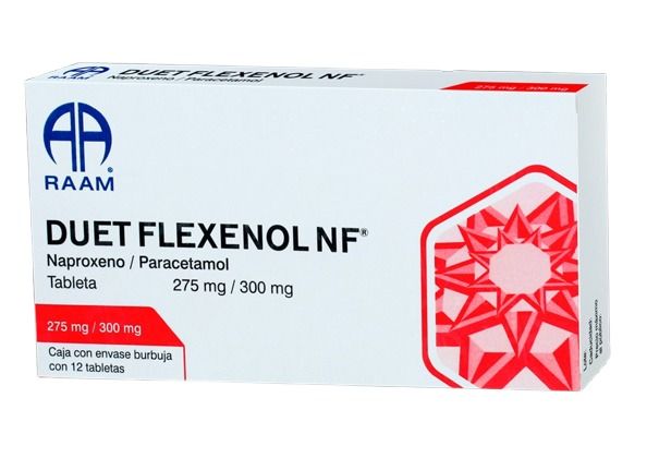 DUET FLEXENOL NF 275/300 MG 12 TAB