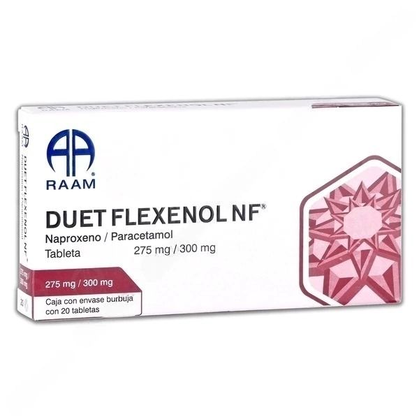 DUET FLEXENOL NF 275/300 MG 20 TAB