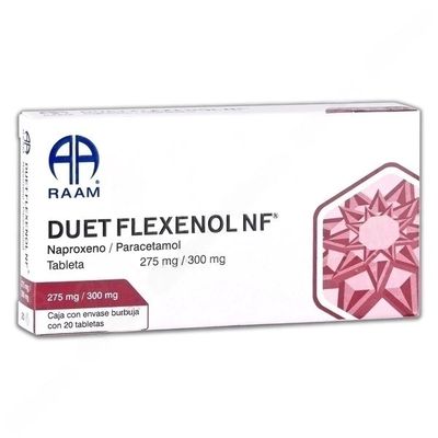 DUET FLEXENOL NF 275/300 MG 20 TAB