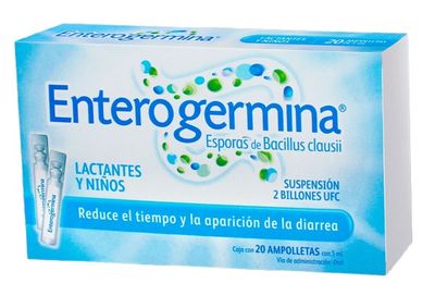 ENTEROGERMINA LACTANTES Y NIÑOS 2 BILLONES 20 AMP 5 ML