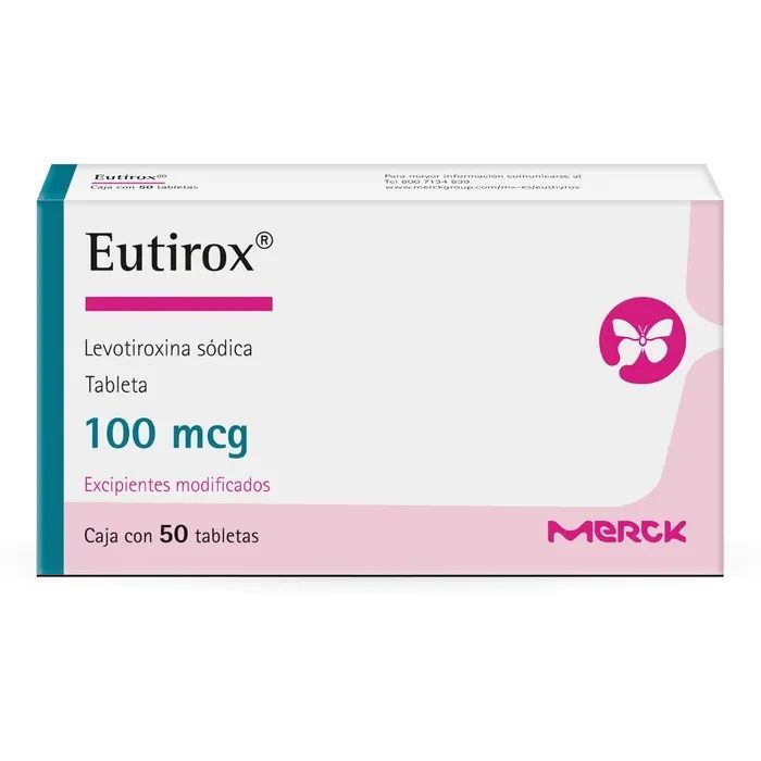 EUTIROX 100 MCG 50 TAB