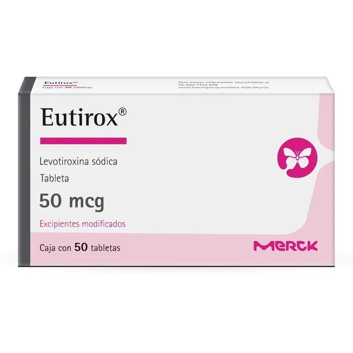 EUTIROX 50 MCG 50 TAB