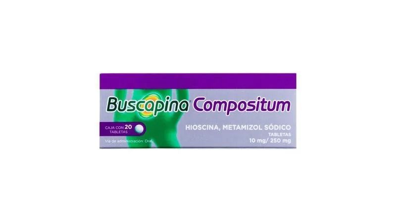 BUSCAPINA COMPOSITUM 10/250 MG 20 TAB