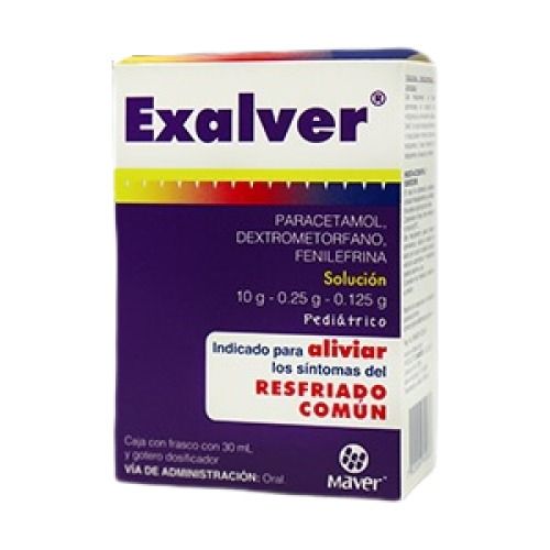 EXALVER 10/0.250/.125 G GOT 30 ML