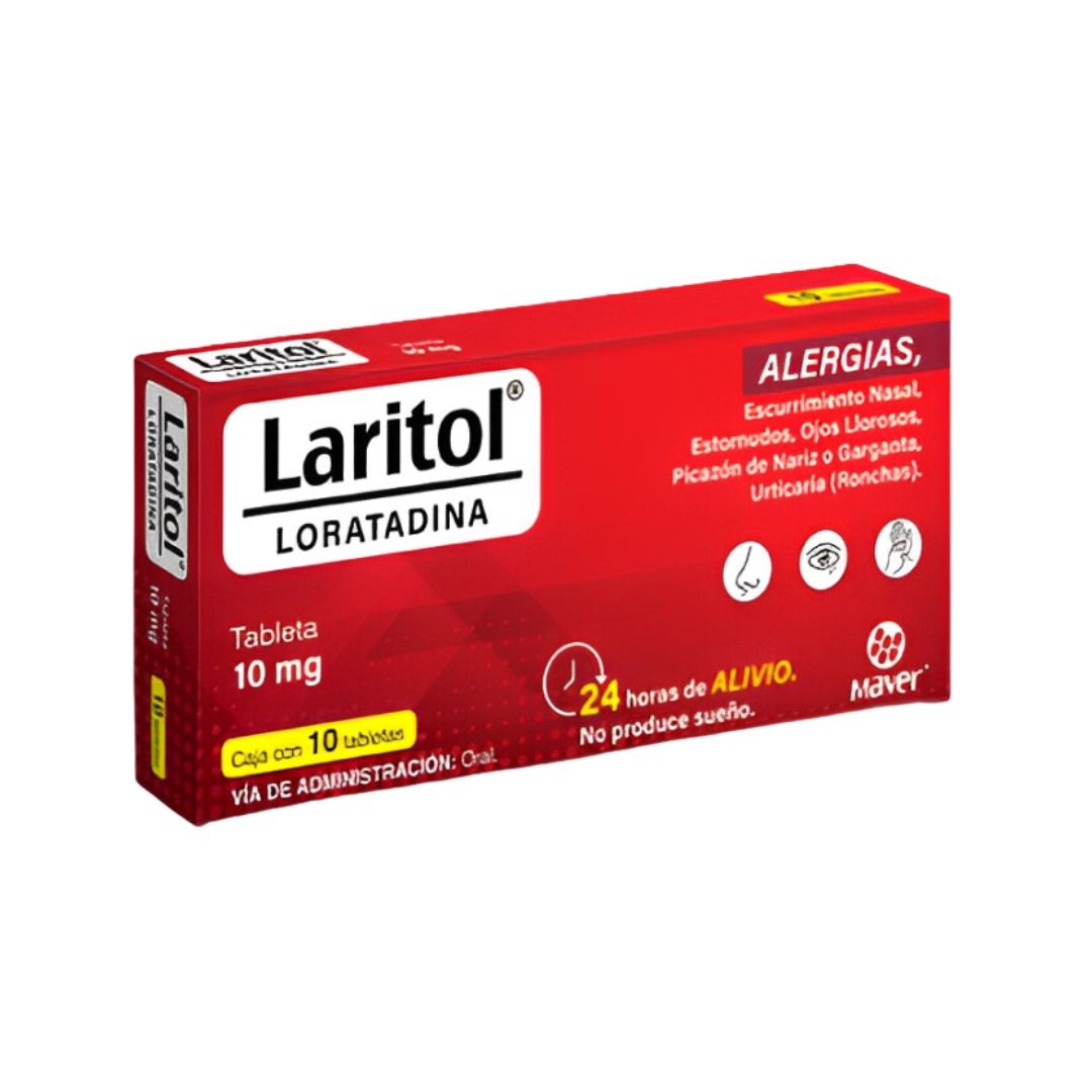 LARITOL 10 MG 10 TAB