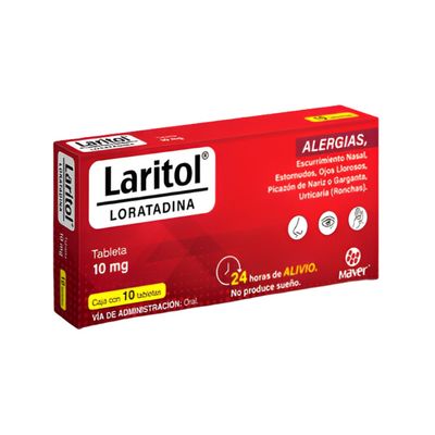 LARITOL 10 MG 10 TAB