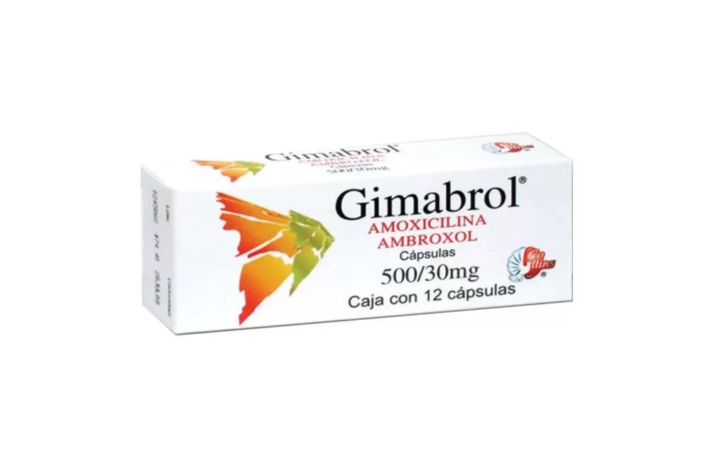 GIMABROL 500/30 MG 12 CAP