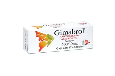 GIMABROL 500/30 MG 12 CAP