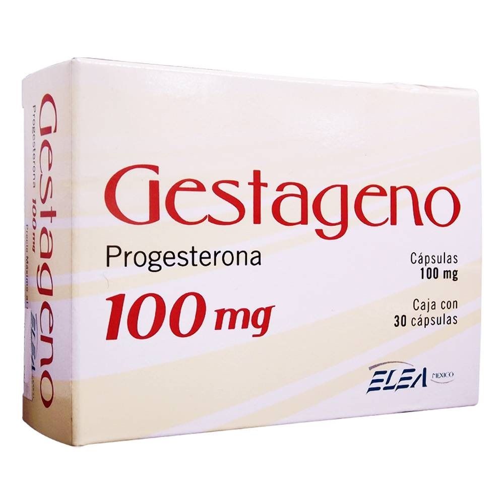GESTAGENO 100 MG 30 CAP