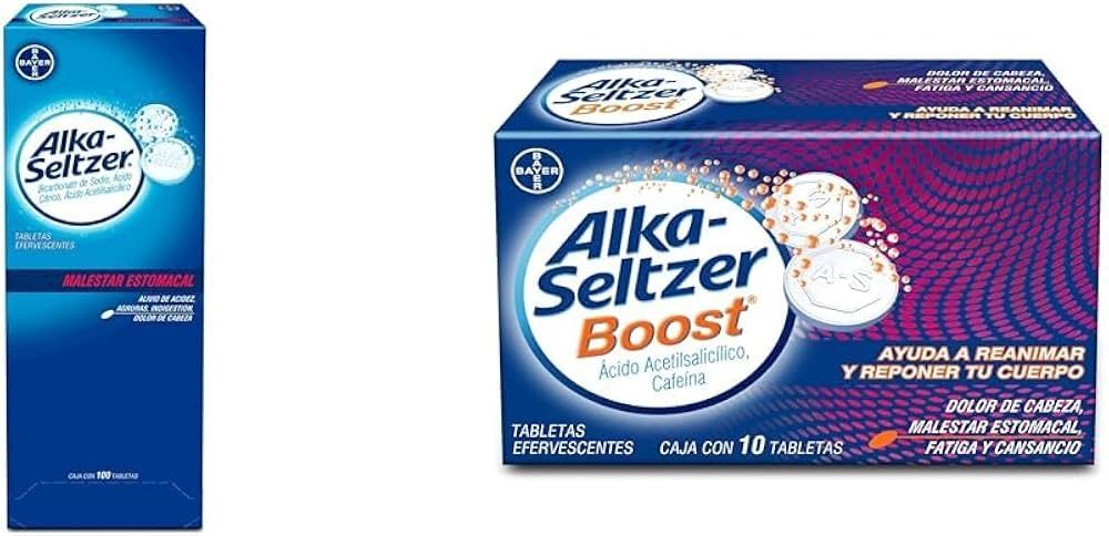 ALKA-SELTZER 100 TAB EFERV+ALKA-SELTZER BOOST 10 TAB EFERV
