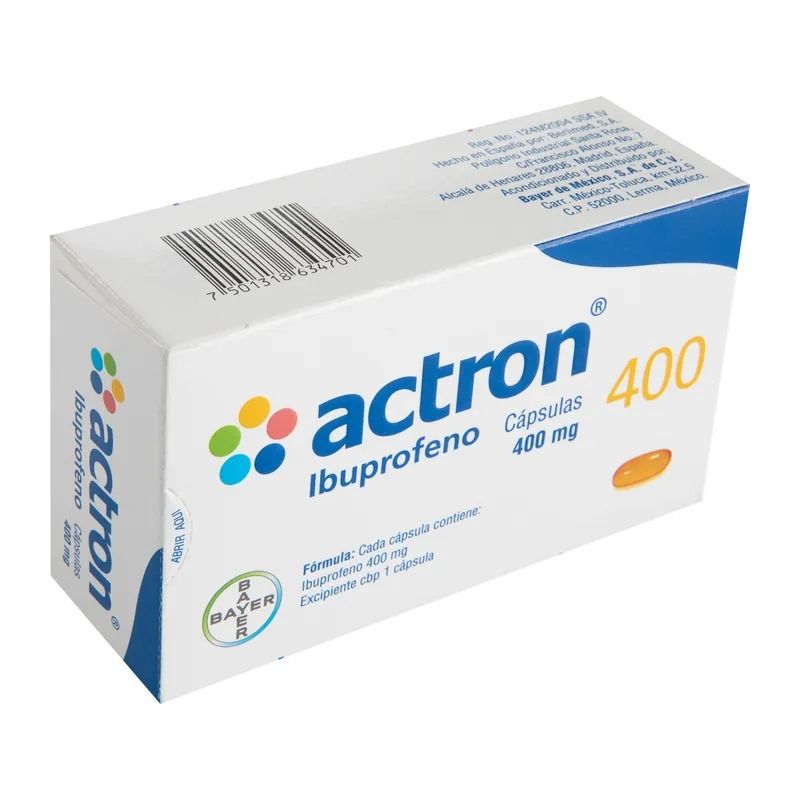 ACTRON 400 400 MG 30 CAP