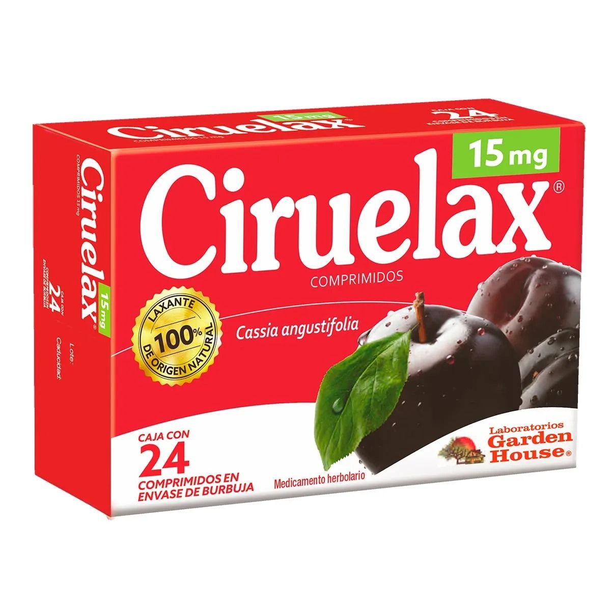 CIRUELAX 15 MG 24 COMPR