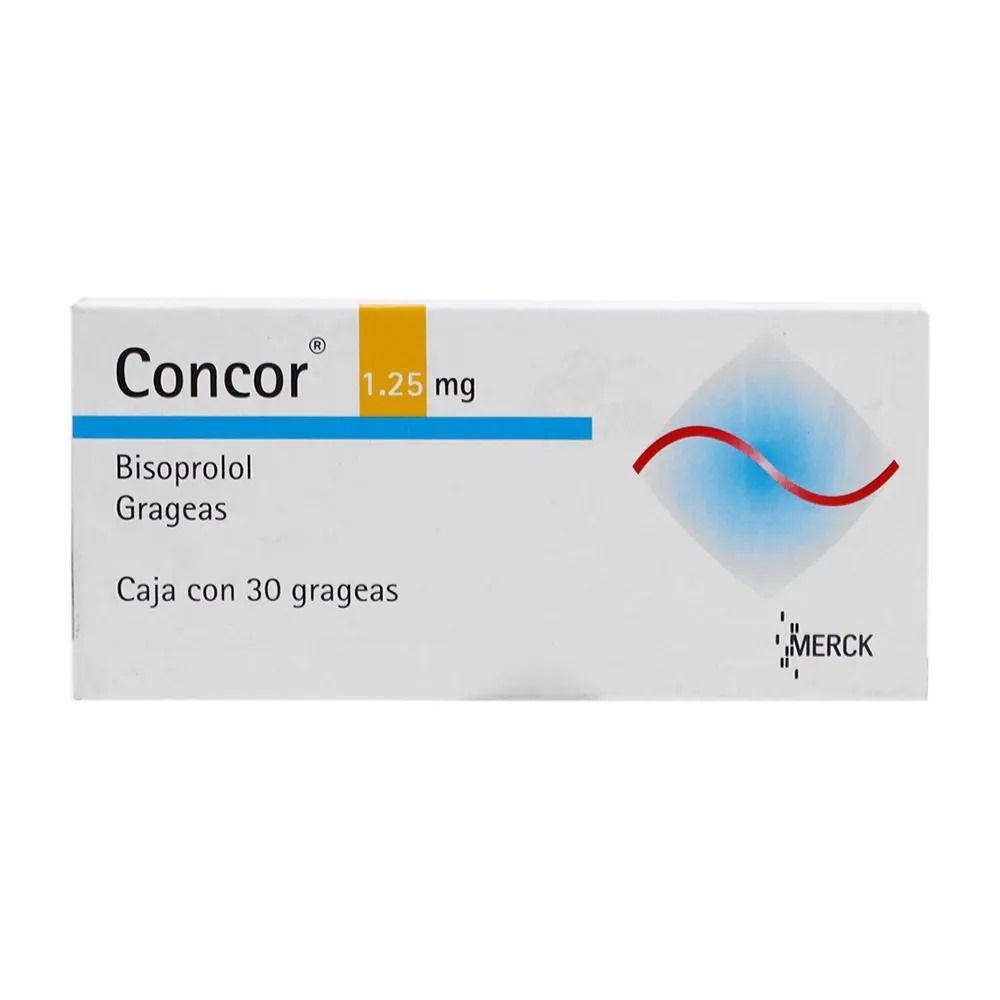 CONCOR 1.25 MG 30 GRAG