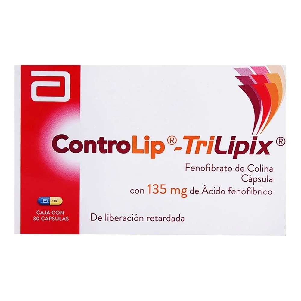 CONTROLIP TRILIPIX 135 MG 30 CAP L.R.