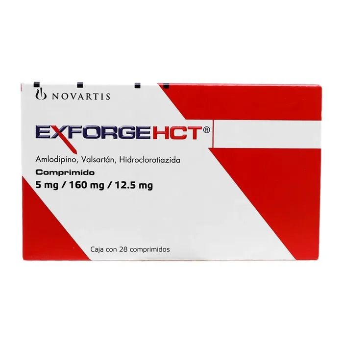 EXFORGE HCT 5/160/12.5 MG 28 COMP