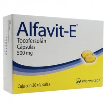 ALFAVIT-E 500 MG 30 CAP