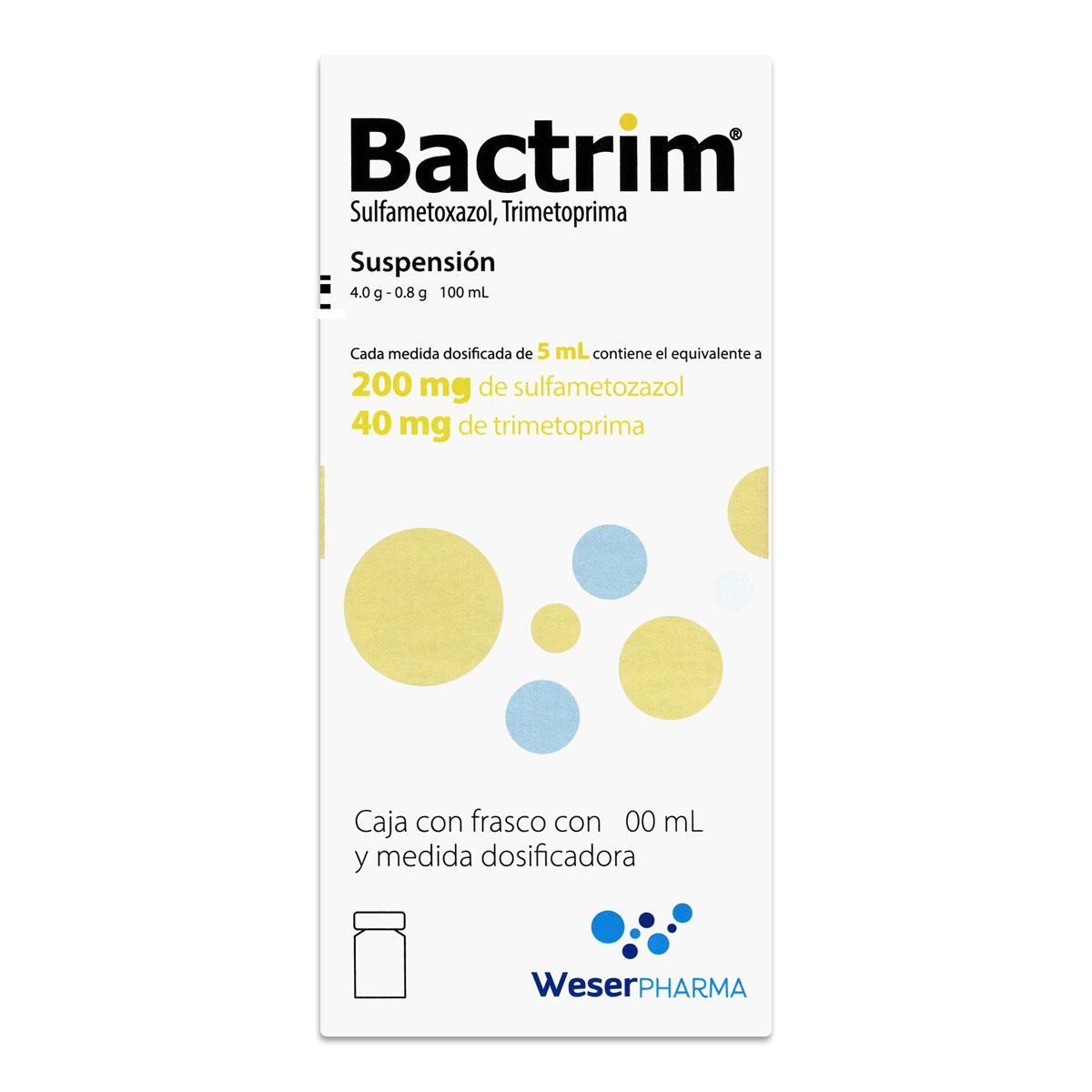BACTRIM 200/40 MG 5/ML SUSP 100 ML