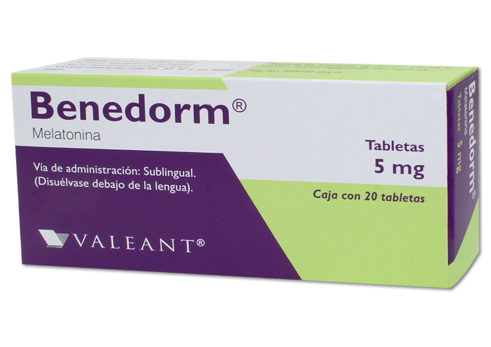 BENEDORM 5 MG 20 TAB SUBL