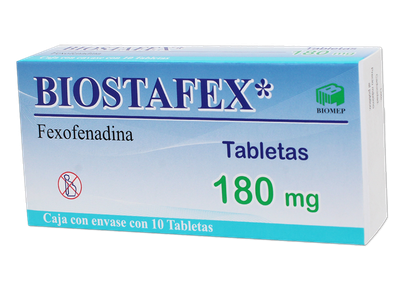 BIOSTAFEX 180 MG 10 TAB