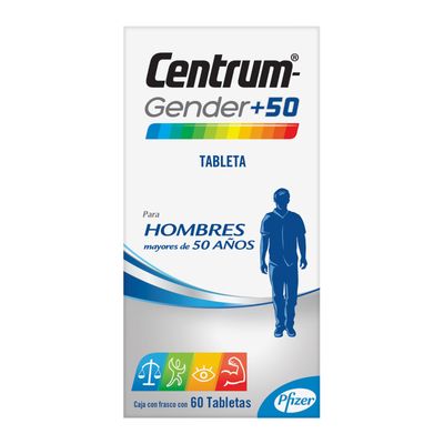 CENTRUM GENDER ADULTO PARA HOMBRES FCO 60 TAB
