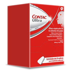 CONTAC ULTRA 500/5/2 MG 2 TAB 25 SOBRES