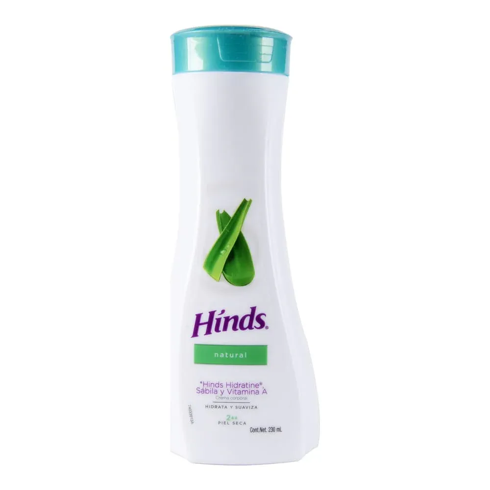 CREMA CORPORAL HINDS NATURAL PIEL SECA 230 ML