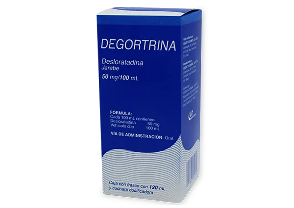 DEGORTRINA 50 MG/100 ML JBE 120 ML
