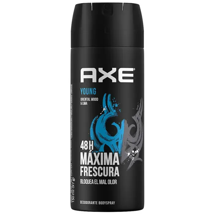 DESODORANTE YOUNG 48 H AXE AEROSOL HOMBRE 150 ML