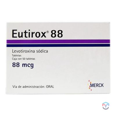 EUTIROX 88 MCG 50 TAB