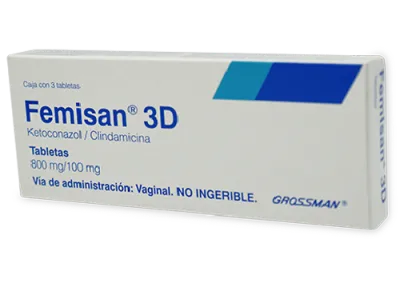 FEMISAN 3D 800/100 MG 3 TAB VAGINALES