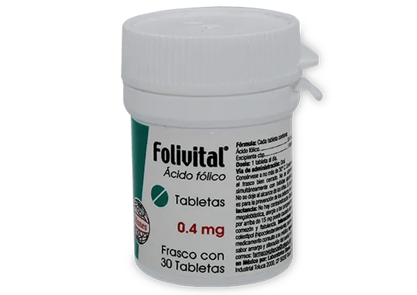 FOLIVITAL 0.4 MG 30 TAB