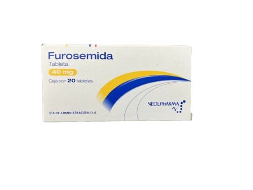 FUROSEMIDA 40 MG 20 TAB NEOLPHARMA