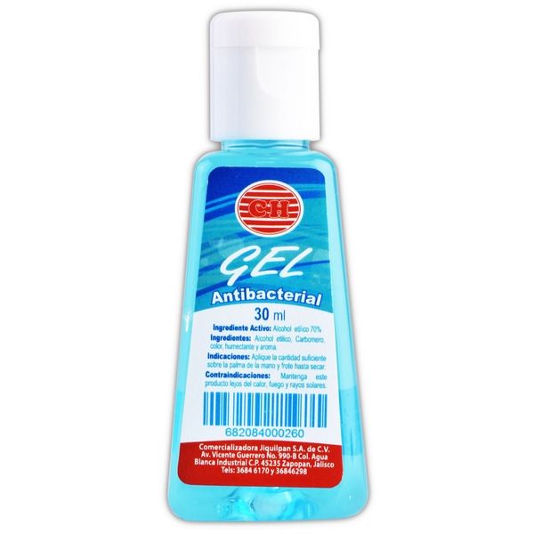 GEL ANTIBACTERIAL AL 70% FCO 30 ML CH