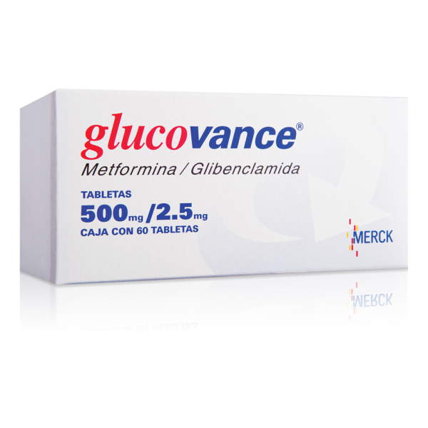 GLUCOVANCE TAB 500/2.5 MG 60