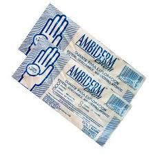 GUANTE CHICO ESTERIL PZA AMBIDERM LATEX