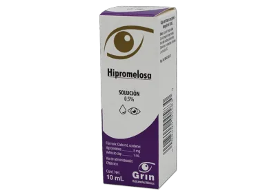 HIPROMELOSA 0.5% 5 MG GOT 10 ML GRIN