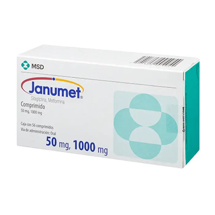 JANUMET 50/1000 MG 56 TAB