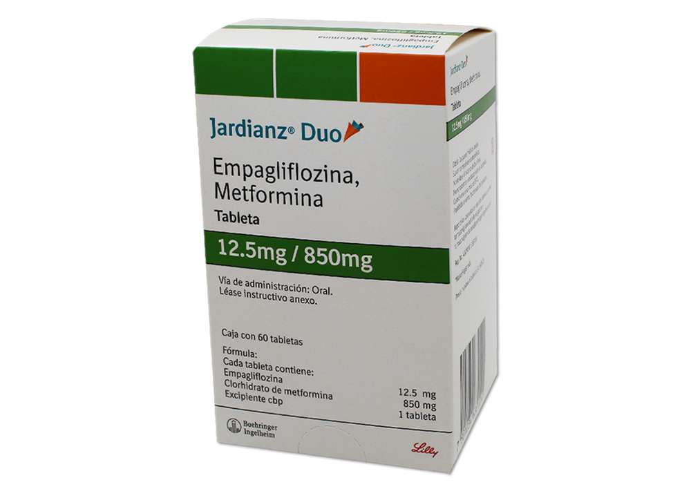 JARDIANZ DUO 12.5/1000 MG 60 TAB