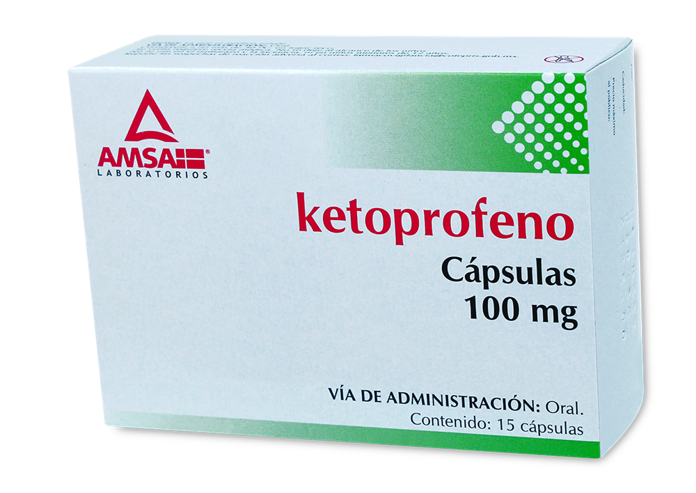 KETOPROFENO 100 MG 15 CAP AMSA