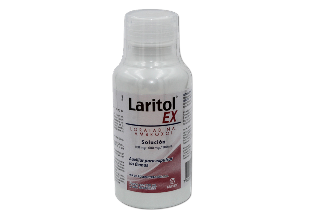 LARITOL EX 100/600 MG/100 ML SOL 120 ML