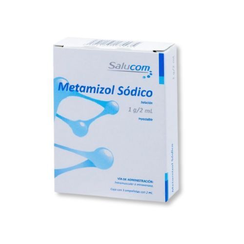 METAMIZOL SODICO 1 G/2 ML 3 AMP SI SALUCOM