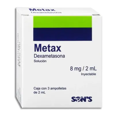 METAX 8 MG/2 ML 3 AMP