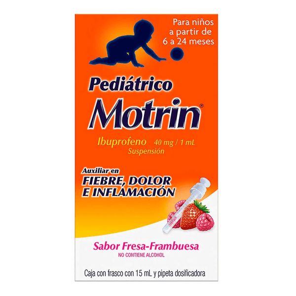 MOTRIN PEDIATRICO 40 MG/1 ML 15 ML