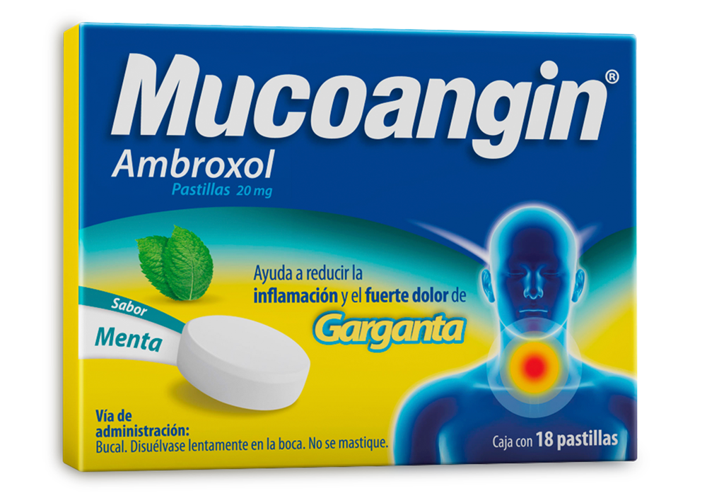 MUCOANGIN 20 MG 18 PASTILLAS MENTA