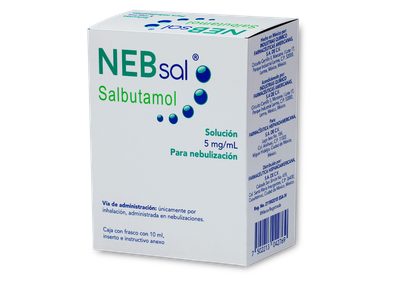 NEBSAL 5 MG/1 ML PARA INHALACIÓN FCO 10 ML