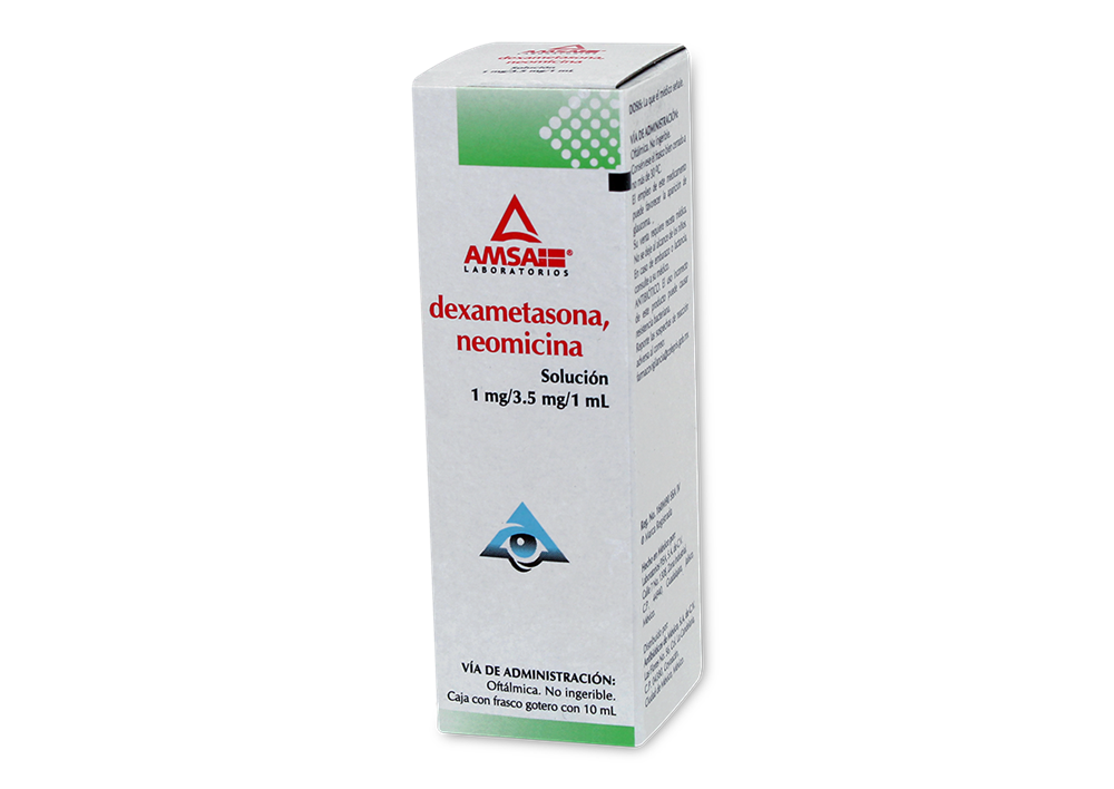 NEOMICINA, DEXAMETASONA 3.5/1 MG GOT OFT 10 ML AMSA